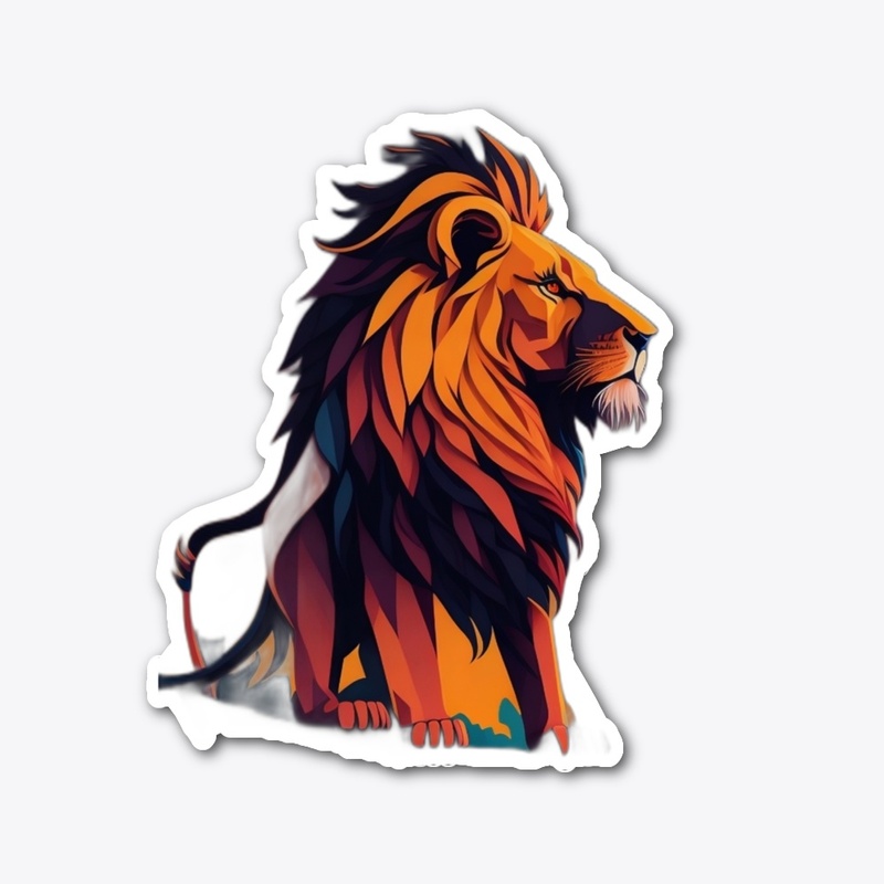Lion Silhouette Design 