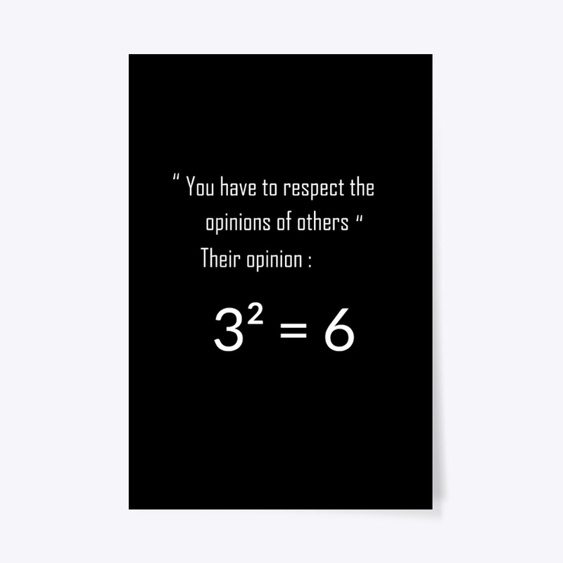 Respect the opinions of others