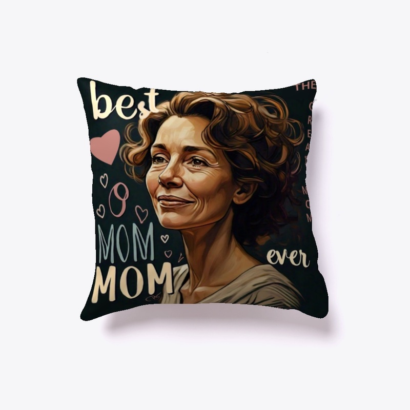 The Best MOM Ever T-Shirt Design