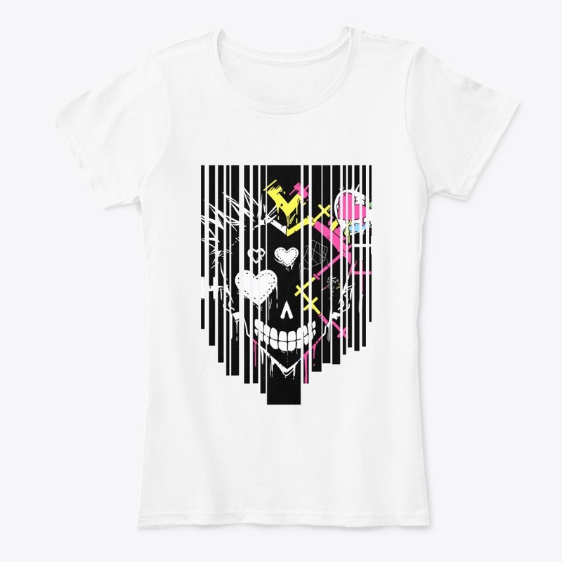 Heart with a crown barcode
