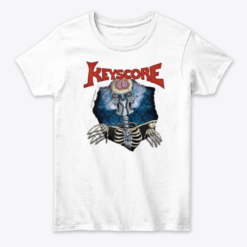 Keyscore Droid Skull Women's T-Shirt