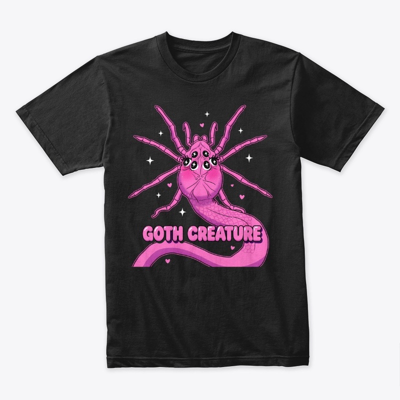 Kawaii Goth Creature Aesthetic Art