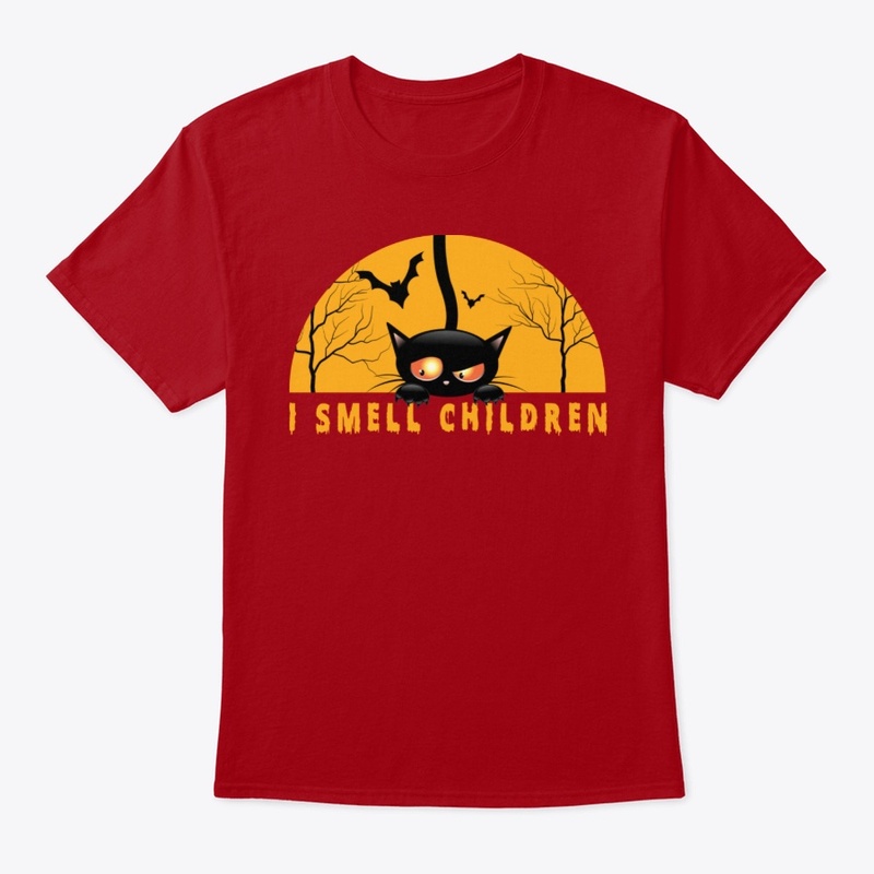 Black Cat Halloween T-Shirt