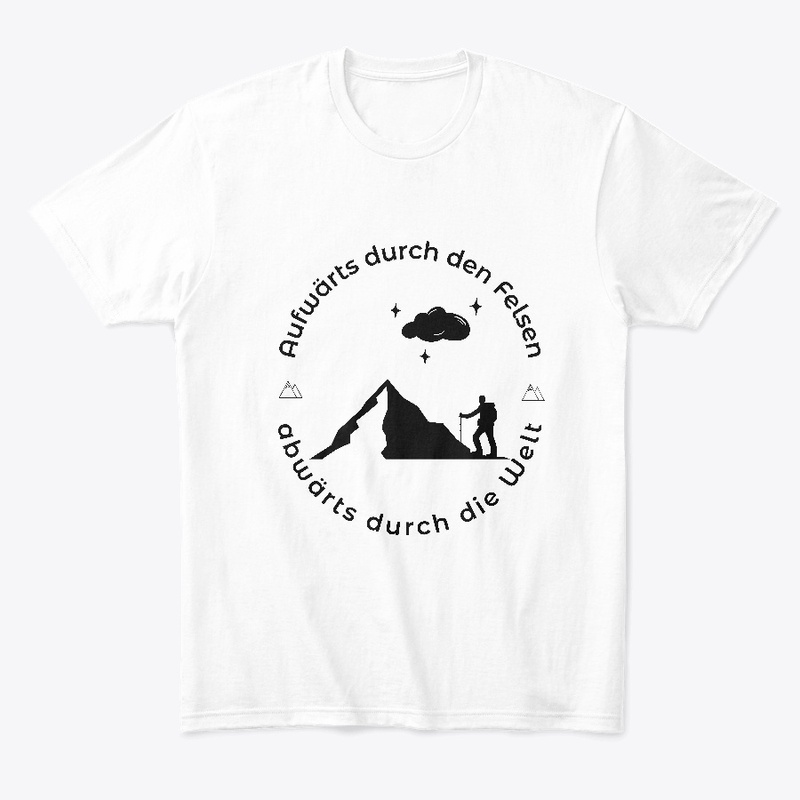 Aufwärts Durch Felsen Abwärts Durch Welt