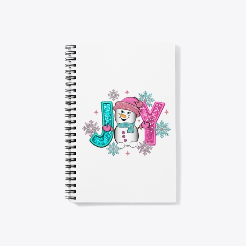 Funny Glitter Pink Christmas Snowman