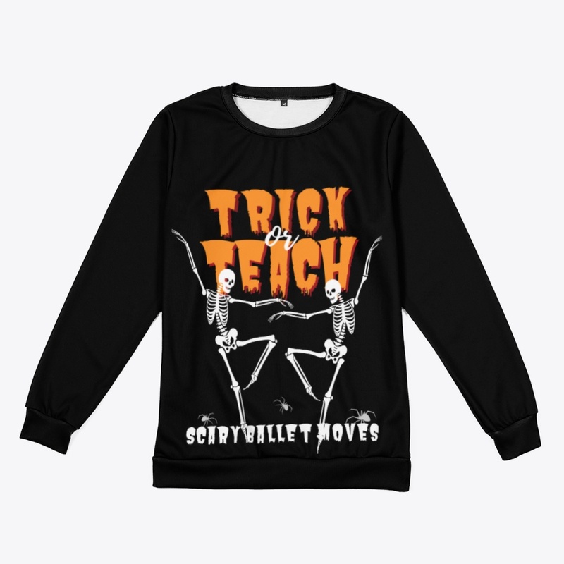 Trick or Teach halloween skeleton