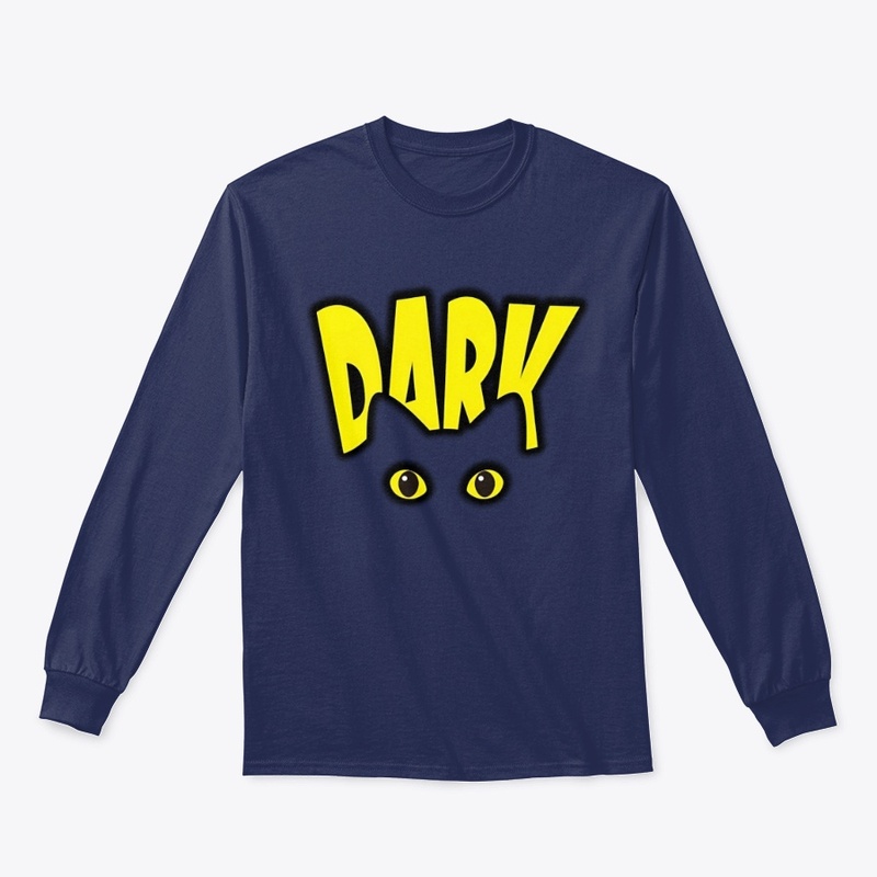 Dark Cat eye tshirt graphic design 