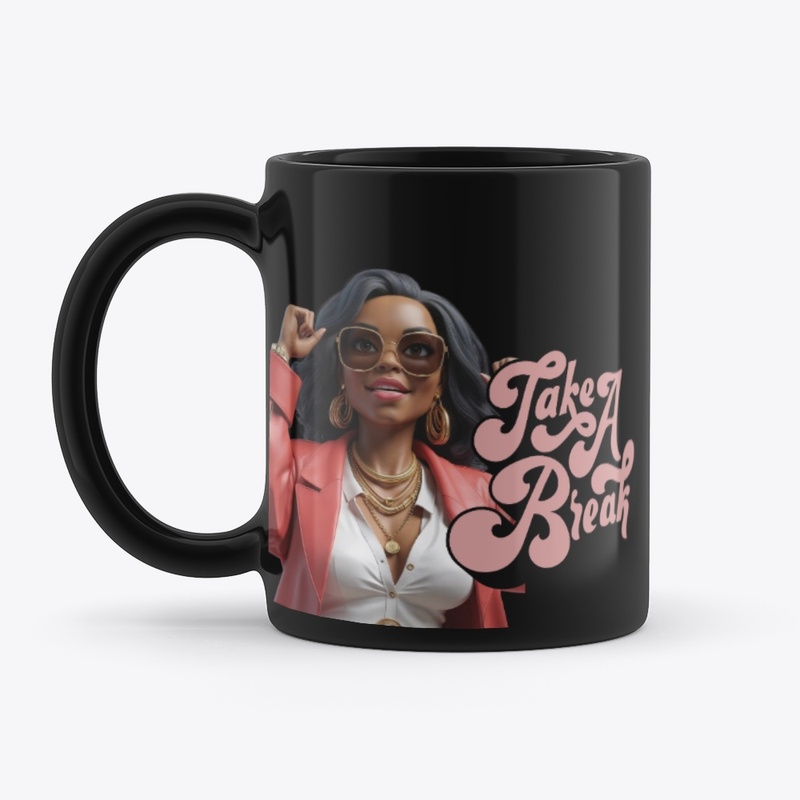 Empowered Black Woman Sticker – Powerful