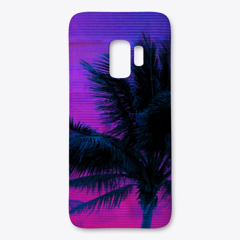 Vaporwave Palm Tree