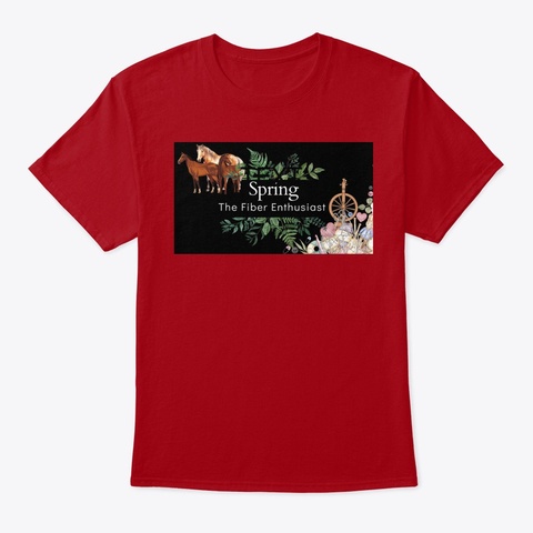 R.E.D. Friday On Back Deep Red áo T-Shirt Front