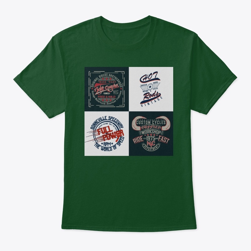 Vintage Motorcycle Biker Tees