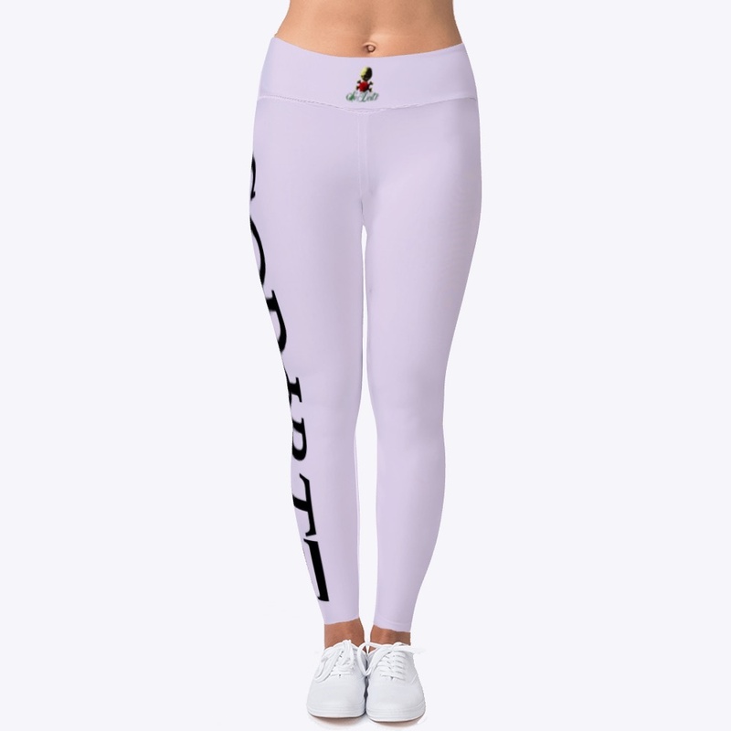 dirte skull logo yoga pants