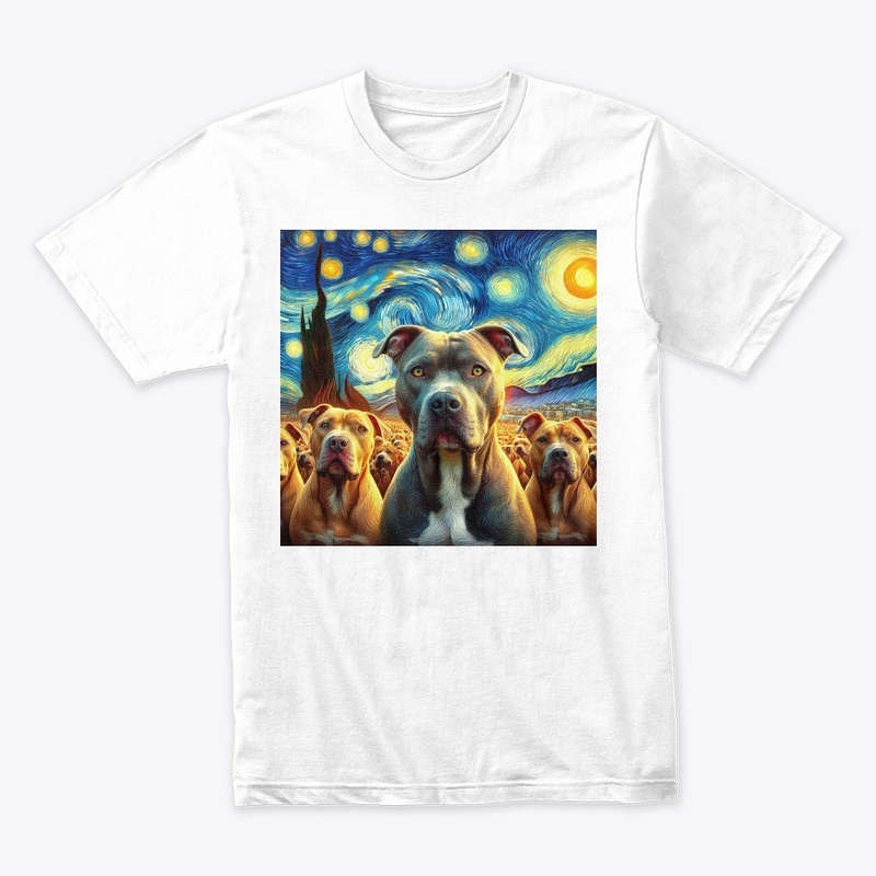 Pitbulls Starry Night