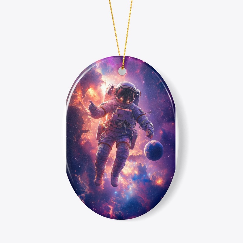 Astronaut Fly To The Universe