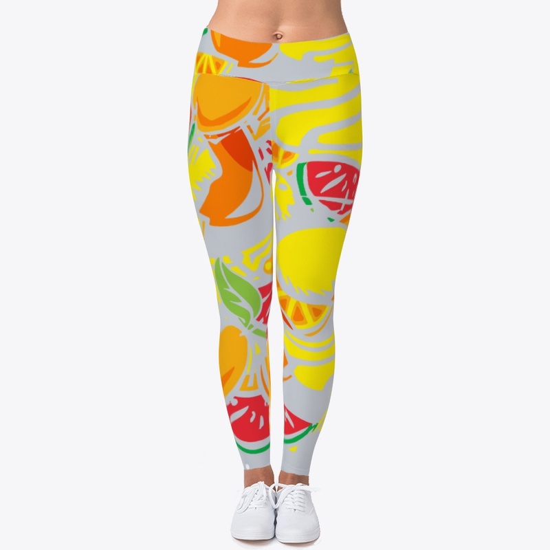 Tropical Island Fruits Dark Shirt