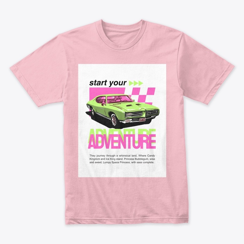 Retro Adventure Car Graphic