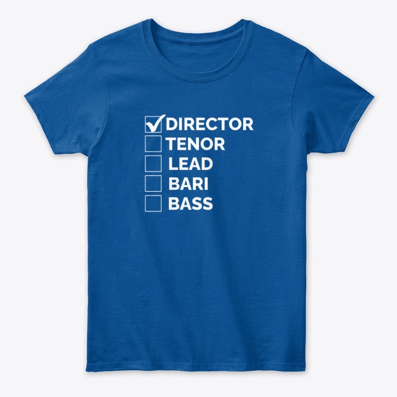 Block Director Check Mark White