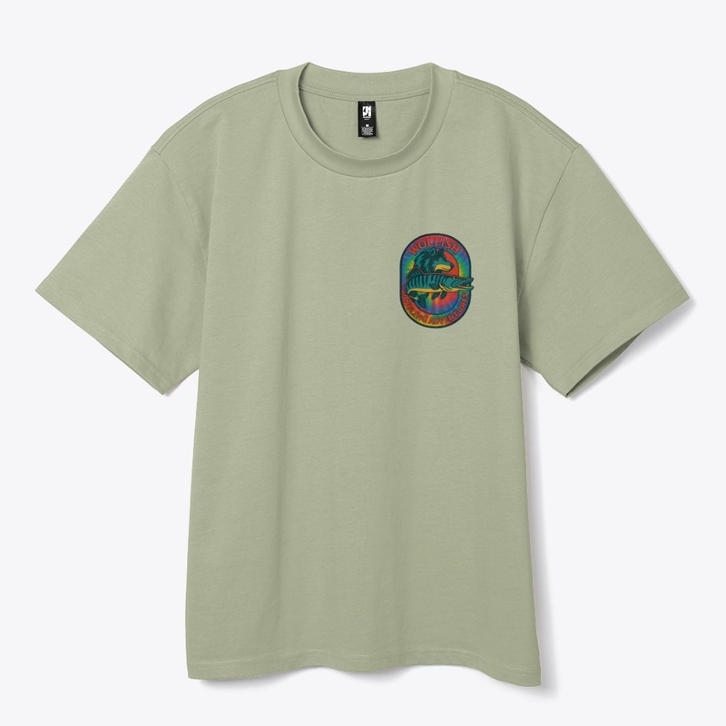 Tie-Die Wolfish logo muskellunge 