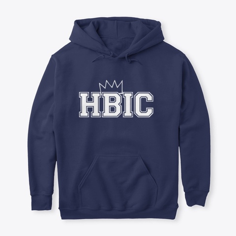 Hbic Navy T-Shirt Front