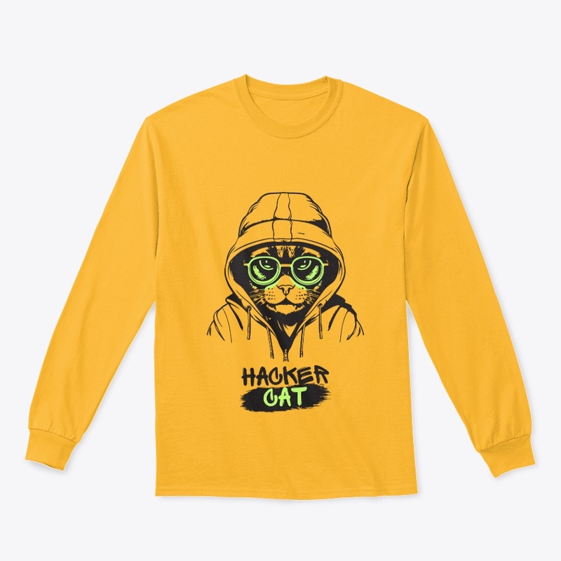 Black Green Cool Cat