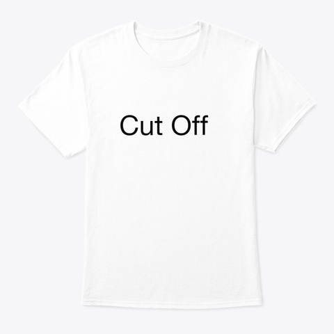 Cut Off Gang  White Camiseta Front