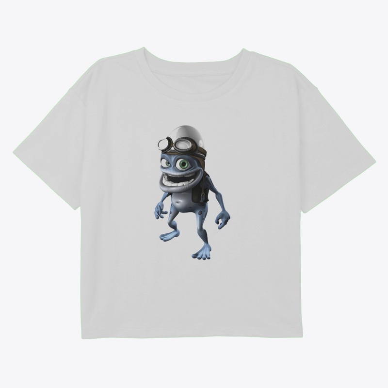 Crazy Style Blue Cartoon Frog