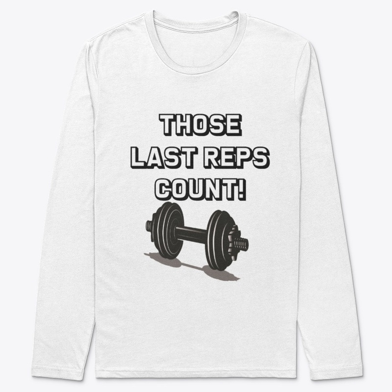 Last Reps Matter! All gym lovers know it