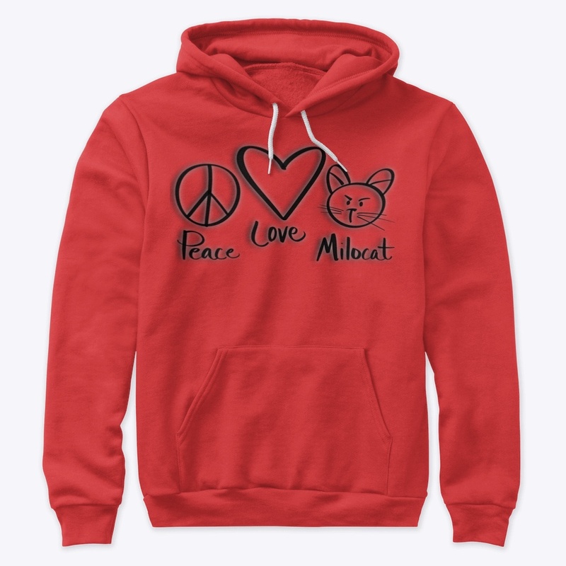 Peace love milo-cat