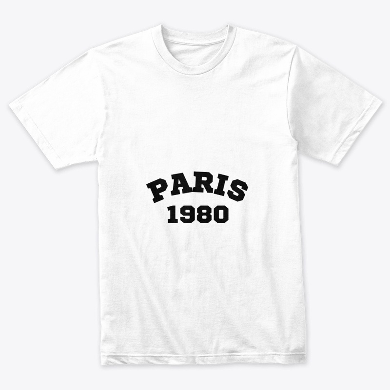Paris 1980 graphic t-shirt 