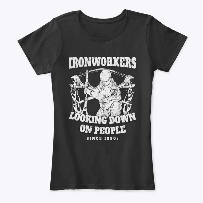1880s Ironworkers Looking Down On People