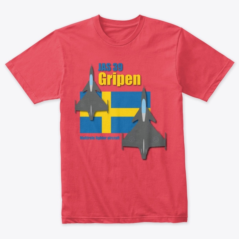 JAS 39 GRIPEN - Over Swedish Flag