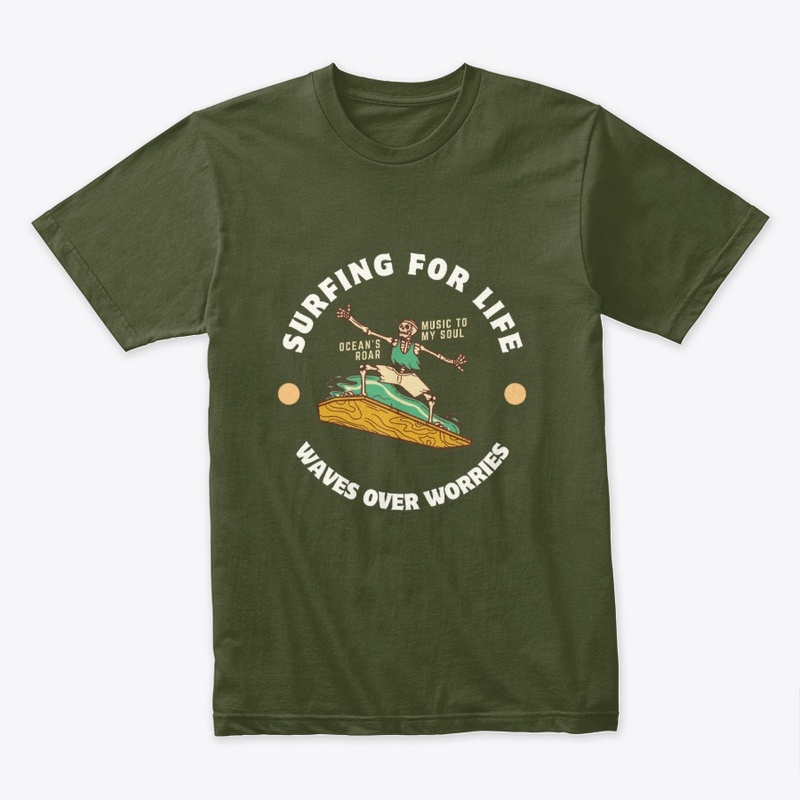 Waves Over Worries T-Shirt, Tank Top