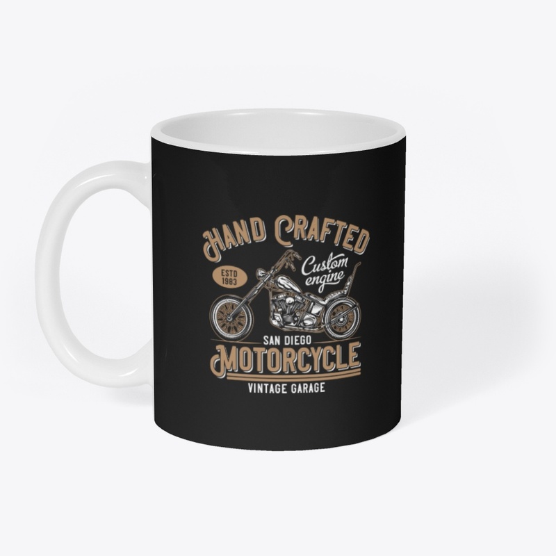 Hand crafted motorcycle 