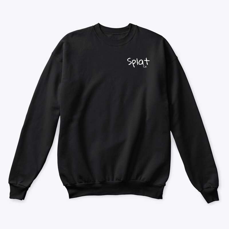 Splat Crew-Neck Sweatshirt - White