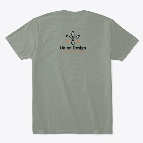 Union Design Grey T-Shirt Back