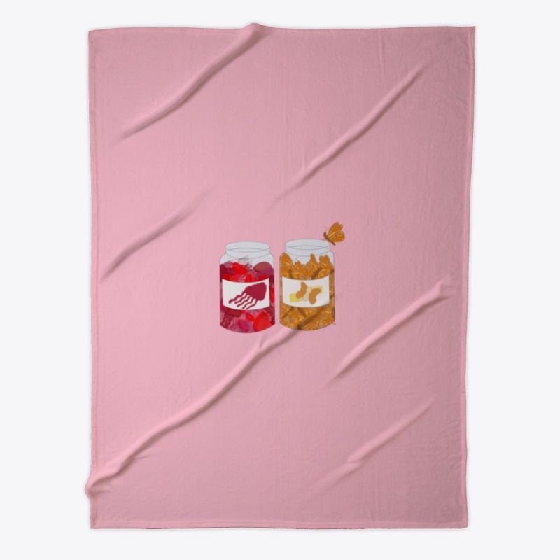 Peanut butterfly and jellyfish