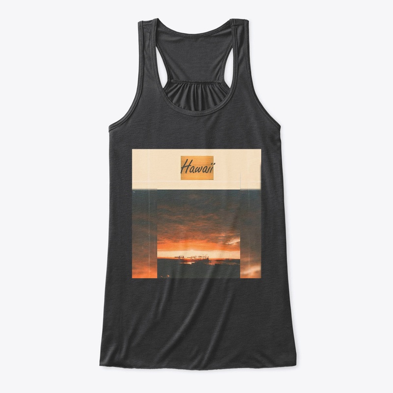 Hawaii Orange Sunset