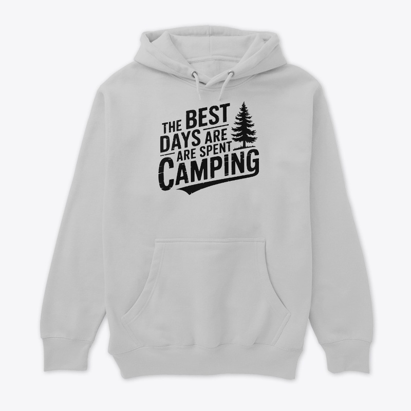 The Best Days Are Spent Camping" T-shirt