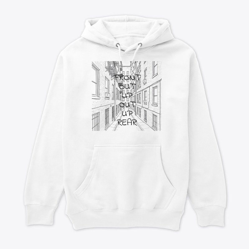 Front Out Up Out Up Rear - Unisex Premium Pullover Hoodie - Unisex Premium Pullover Hoodie - Unisex Premium Pullover Hoodie - Unisex Premium Pullover Hoodie