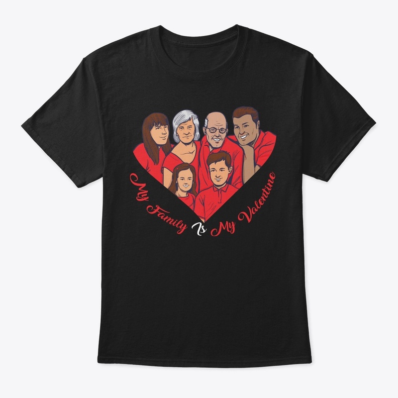 My family is my valentine design