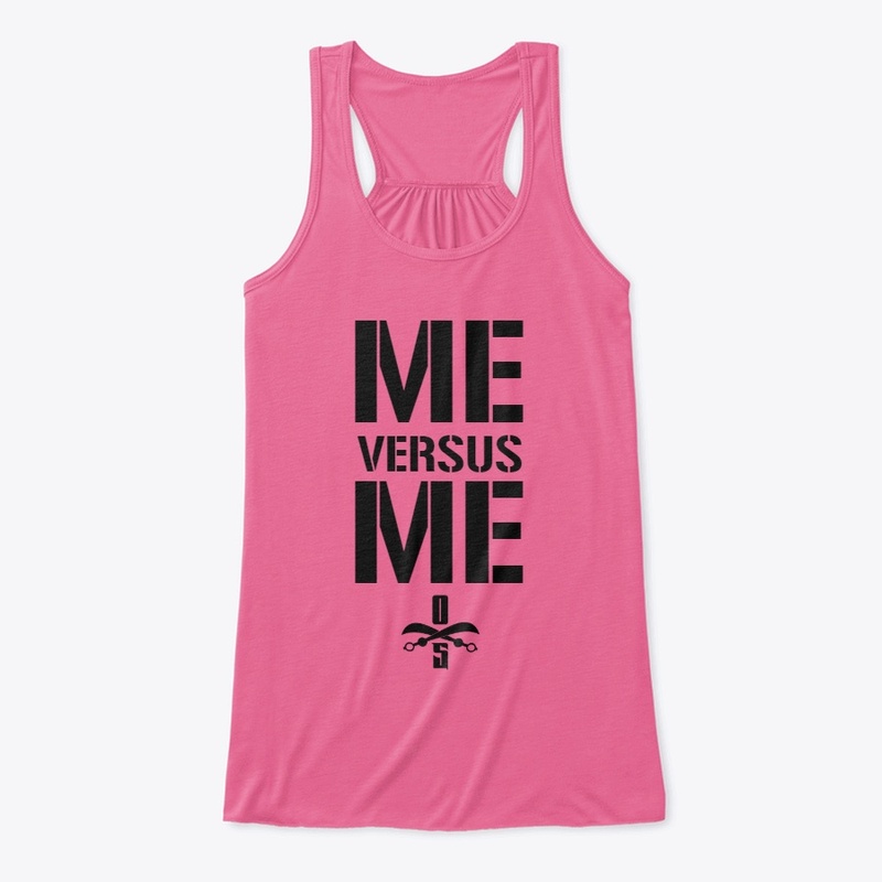 'ME VERSUS ME' Lady Racerback Tank 
