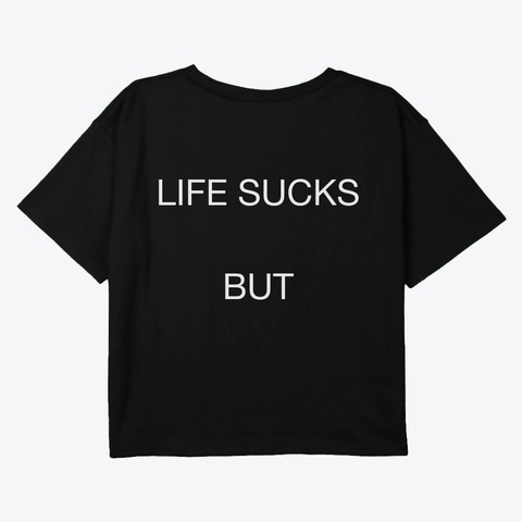 Ponk White Black T-Shirt Back