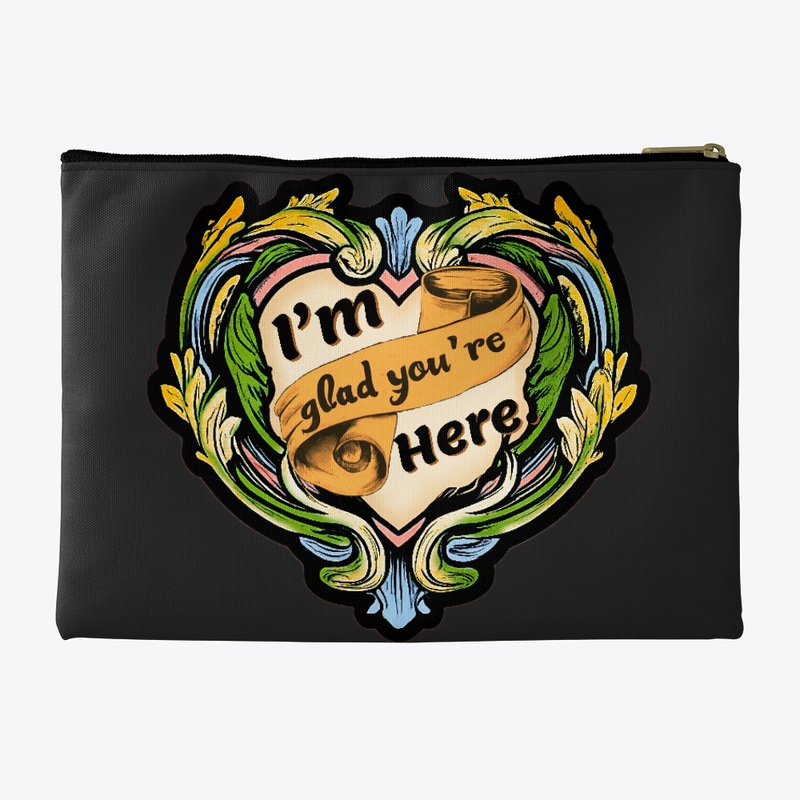 Baroque Heart keepsake pouch full color