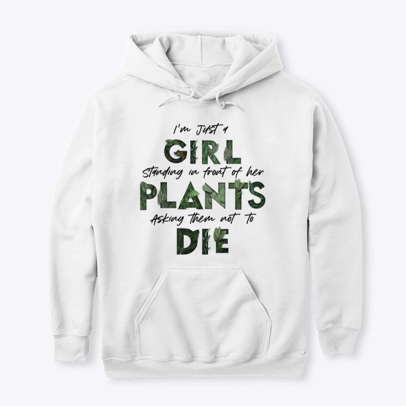 Just a Girl and Her Plants