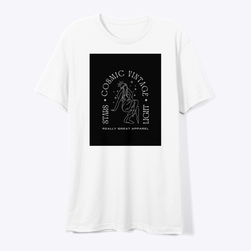 Minimalist Vintage Cosmic Girl T-shirt 