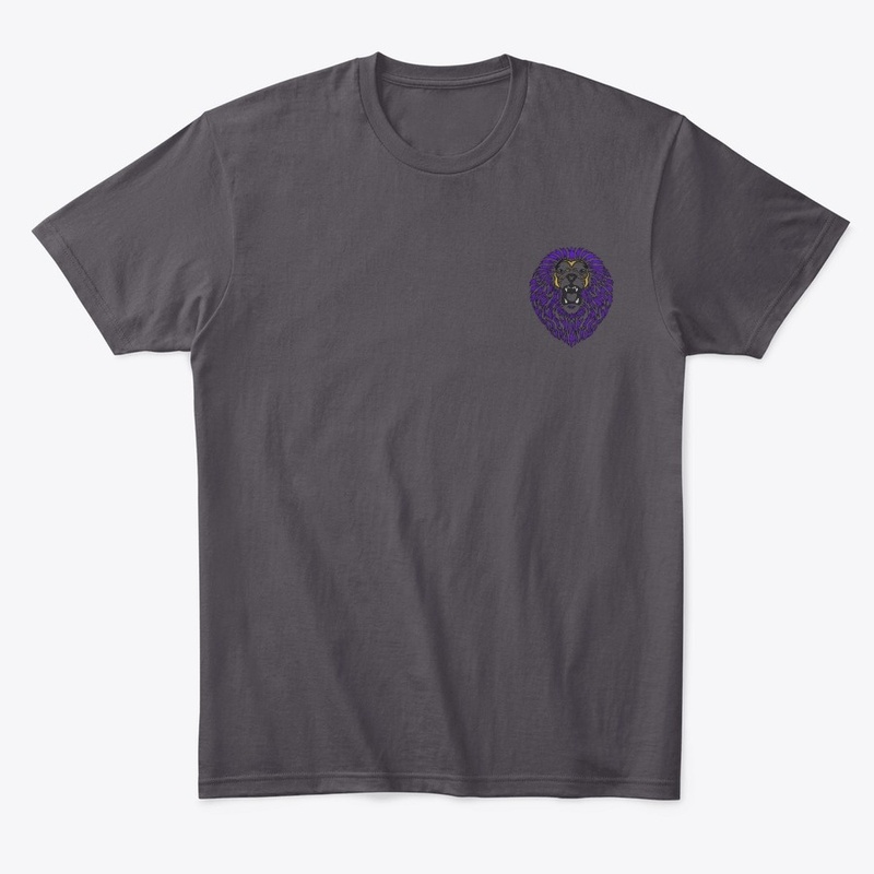 Vibrant Gold Lion t-shirt and hoodies