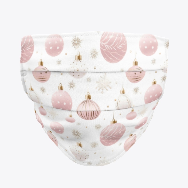 Cute Pink Frosty Xmas Pattern Stylish