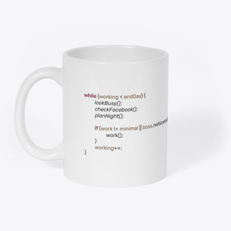 While (working) Drinkware
