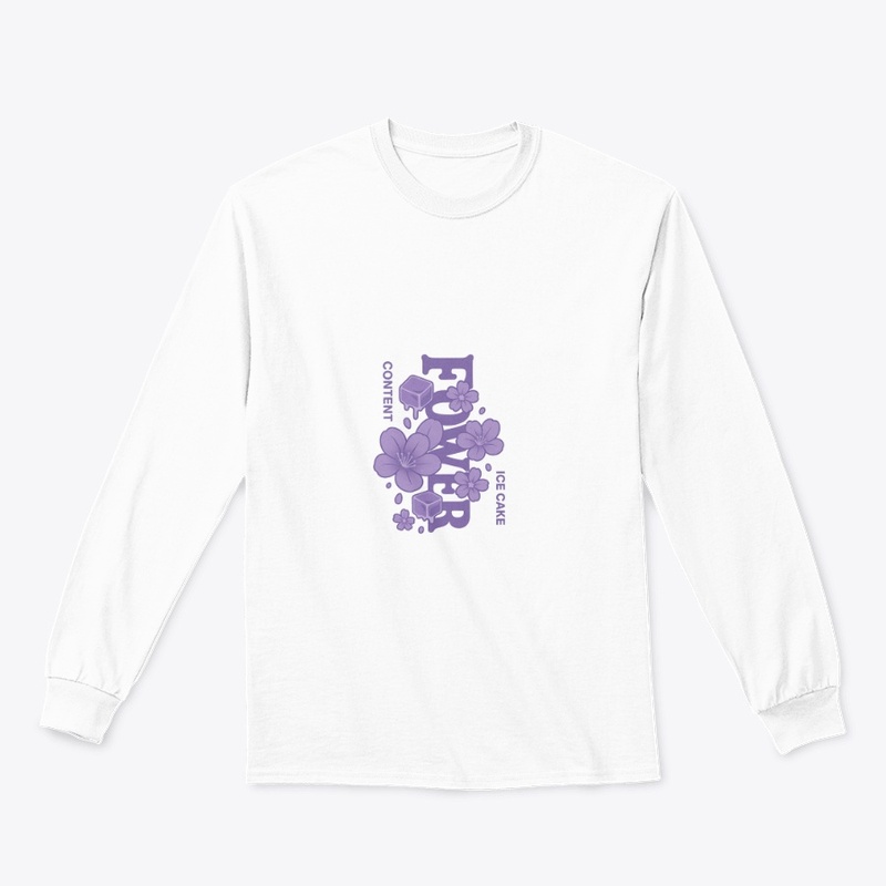 Frozen Bloom" – Aesthetic Flower t-Shirt
