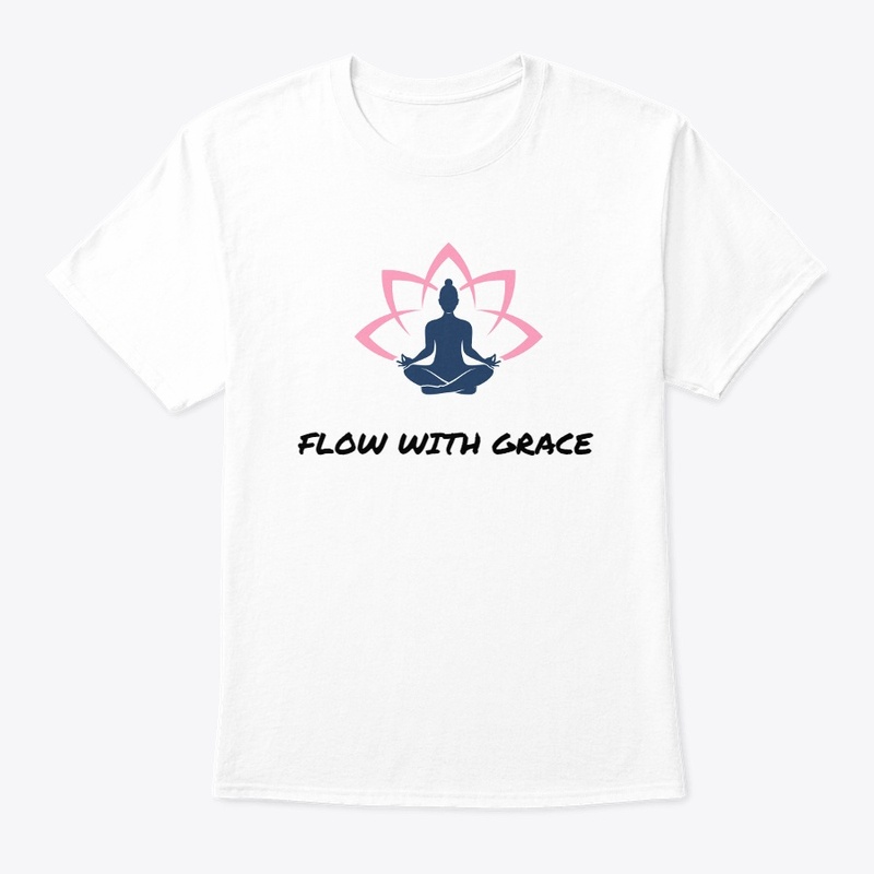 Yoga-Inspired Printed T-Shirt